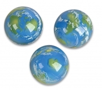 49mm 3-D Earth Super Bouncy Ball